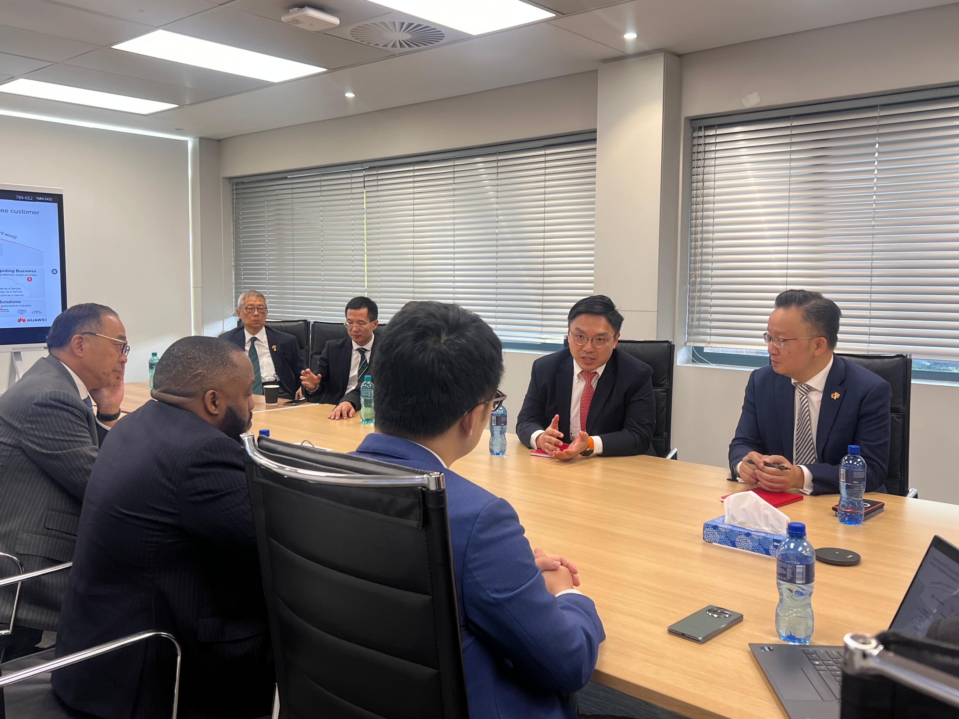 Conference in Johannesburg and Meeting with JSE and Huawei – 25 October 2024