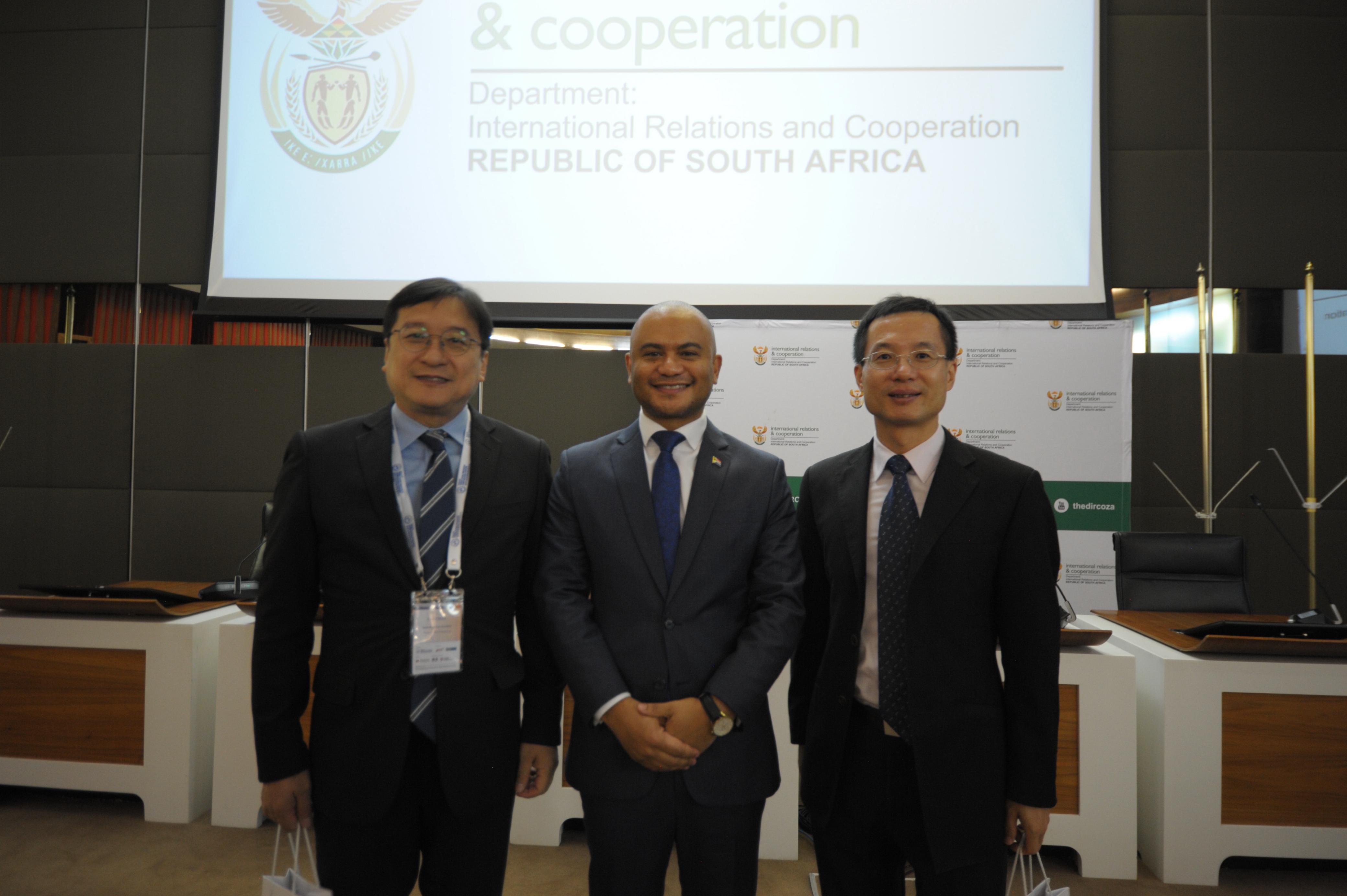 Meeting with Ministry of Justice of South Africa in Pretolia, Chinese Embassy in South Africa, South African Chamber of Commerce and Industry (SACCI) in Johannesburg, South Africa- 24 October 2024