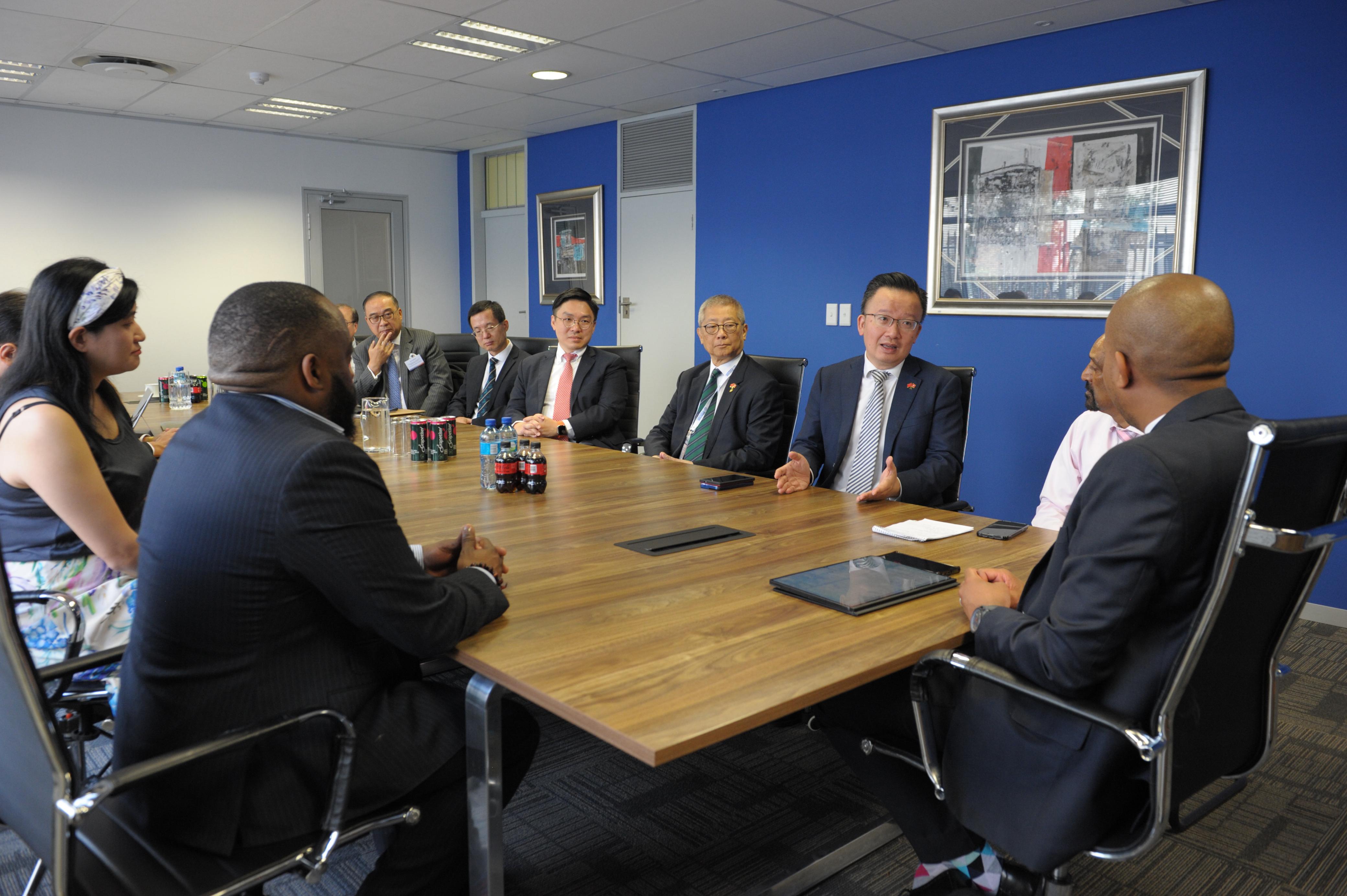 Meeting with Ministry of Justice of South Africa in Pretolia, Chinese Embassy in South Africa, South African Chamber of Commerce and Industry (SACCI) in Johannesburg, South Africa- 24 October 2024
