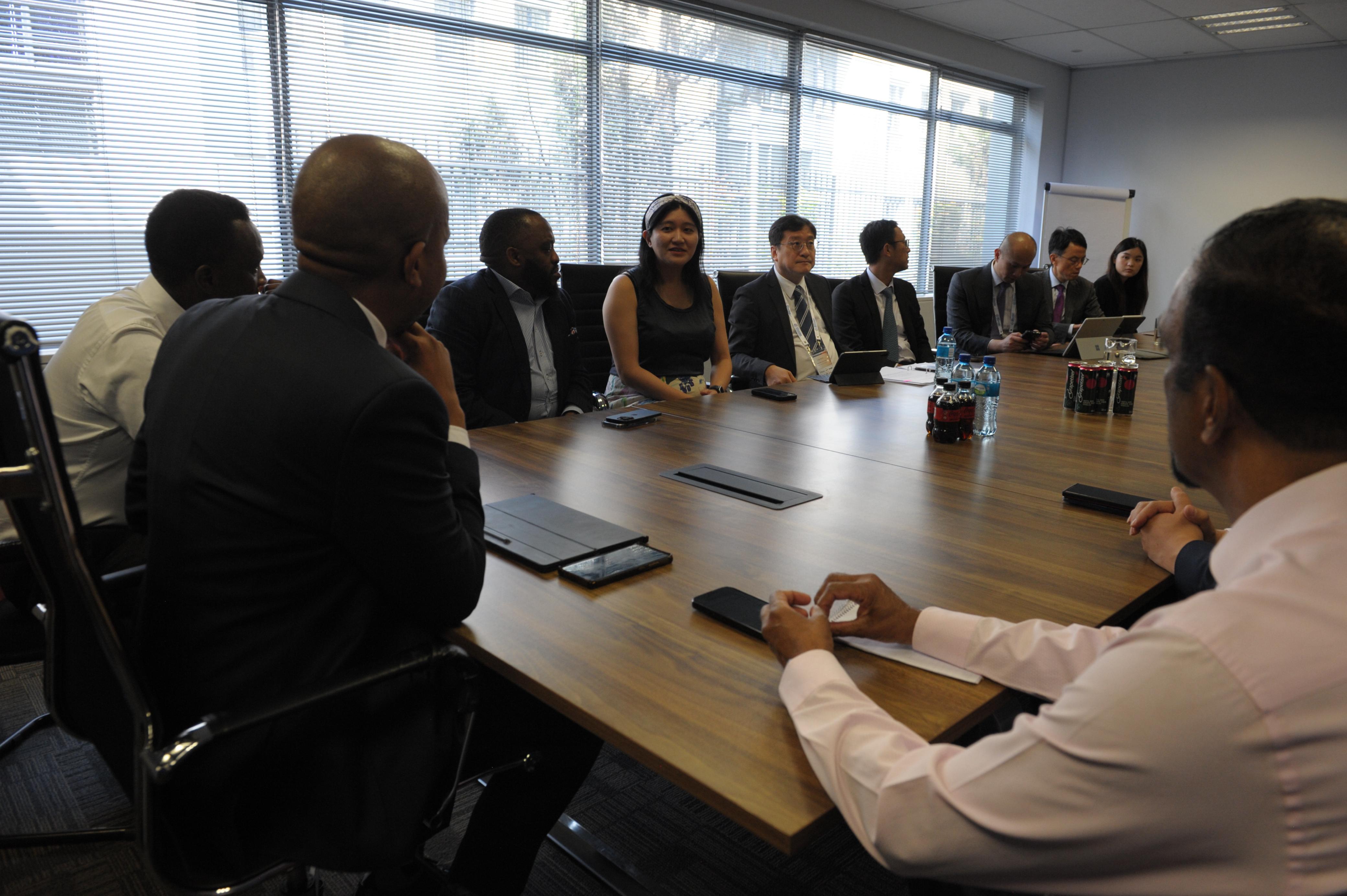 Meeting with Ministry of Justice of South Africa in Pretolia, Chinese Embassy in South Africa, South African Chamber of Commerce and Industry (SACCI) in Johannesburg, South Africa- 24 October 2024