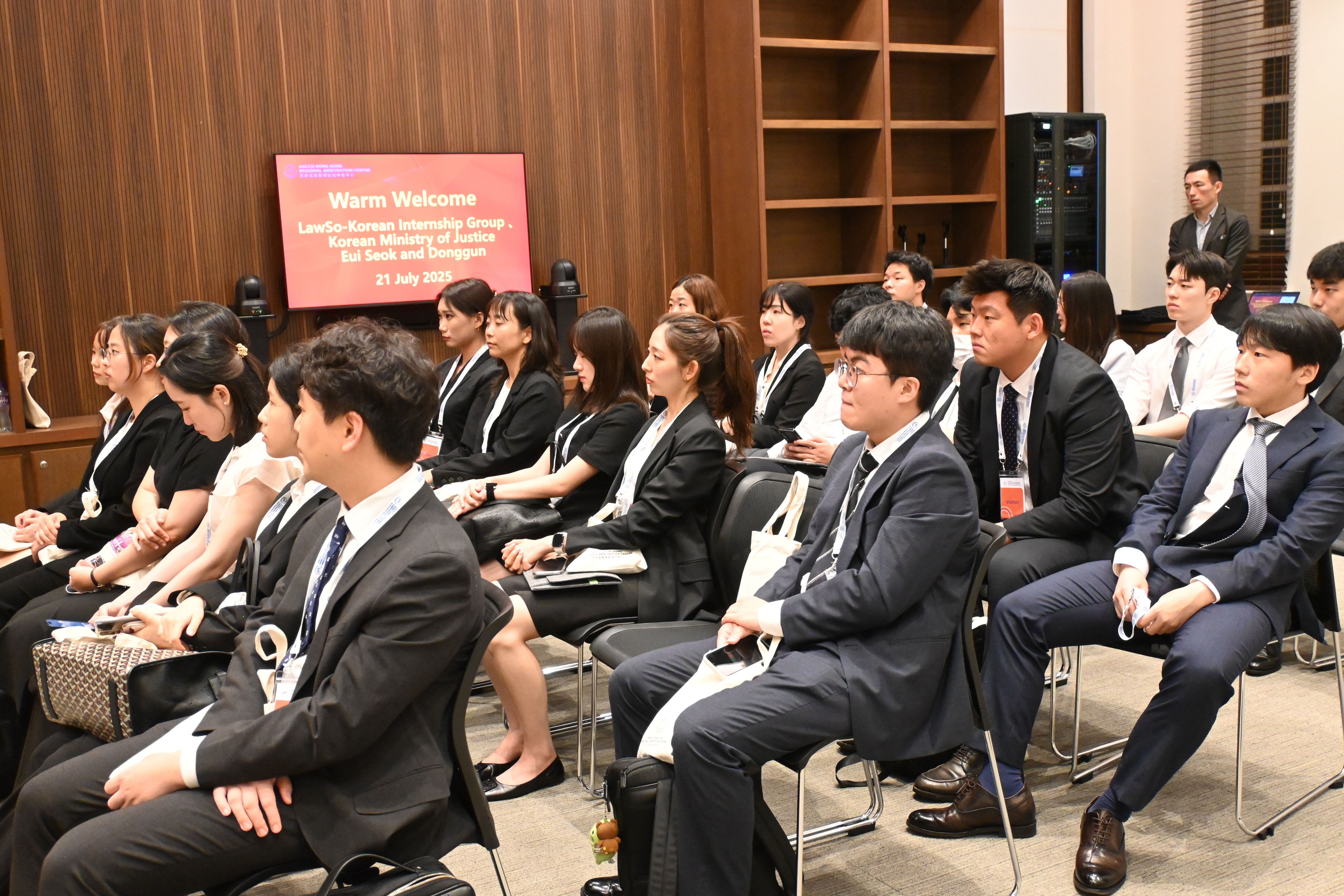 AALCO-HKRAC Welcomed Korean Ministry of Justice and Korean Legal Interns – 21 July 2025