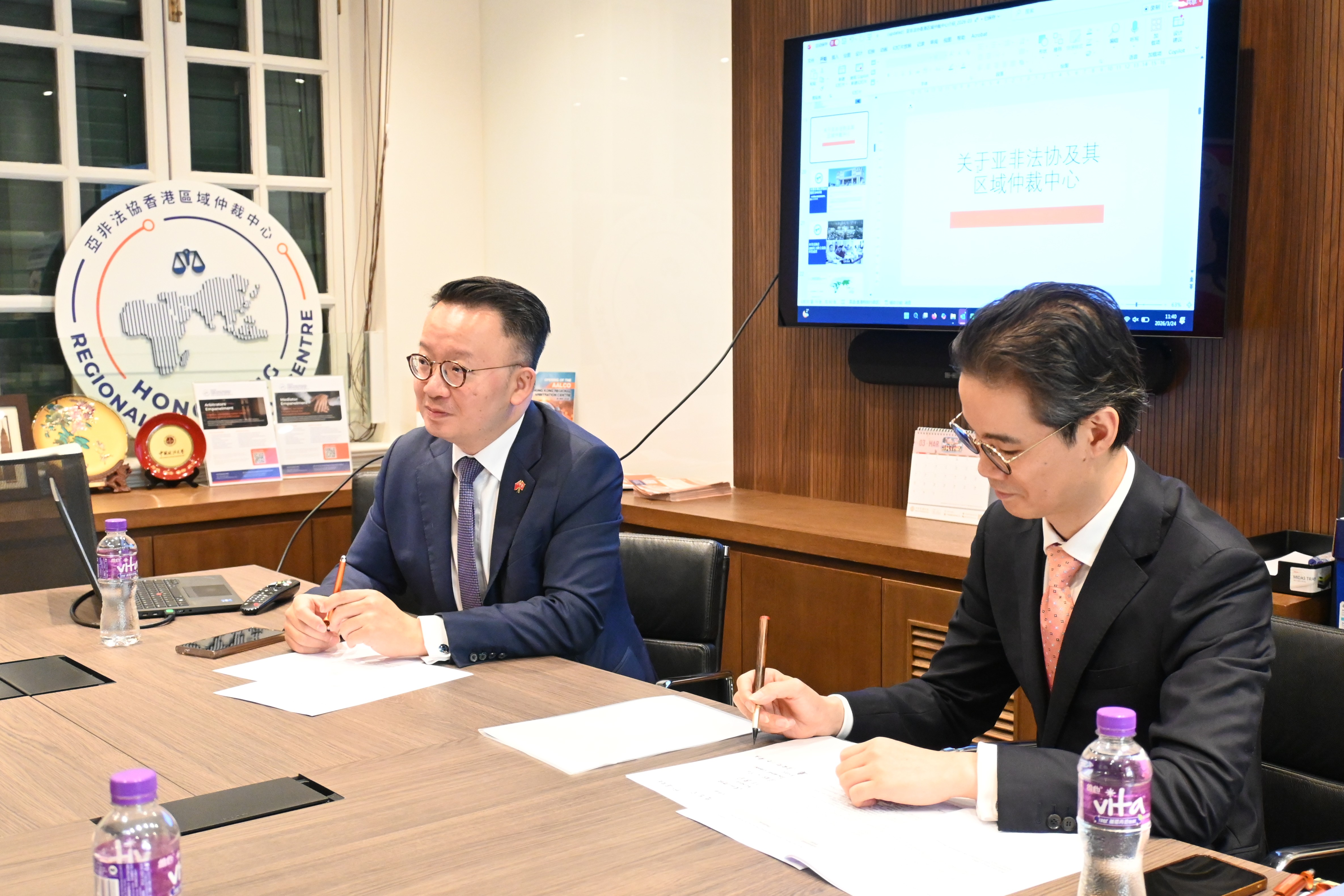 Commissioner for Belt and Road Nicholas Ho Visits AALCO–HKRAC to Explore Collaboration on Capacity Building – 24 March 2026