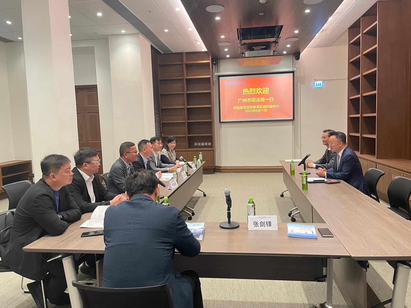 Advancing Guangzhou-Hong Kong Arbitration and Mediation Cooperation: Guangzhou Legal Delegation Visits AALCO-HKRAC – 11 June 2025