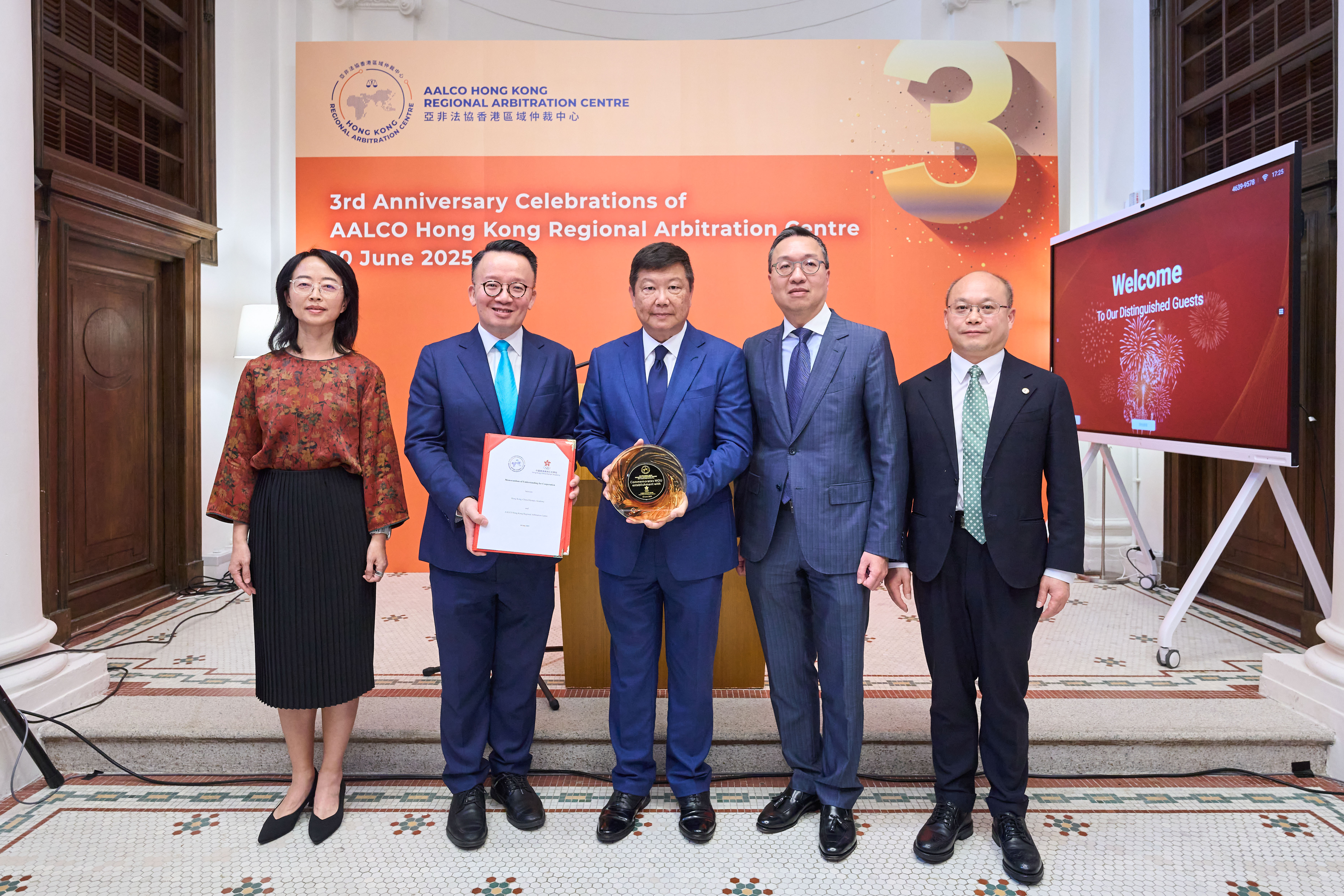AALCO-HKRAC Celebrates 3rd Anniversary with Strategic MOUs to Advance Sports Dispute Resolution in Hong Kong – 10 June 2025